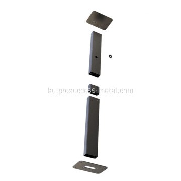 Powder Coated Ev Charging Metal Pile Metal